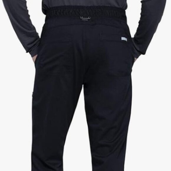 Cherokee Men Scrubs Pant Natural Rise Jogger with Zip Cargo Pocket WW012T - Picture 7 of 9